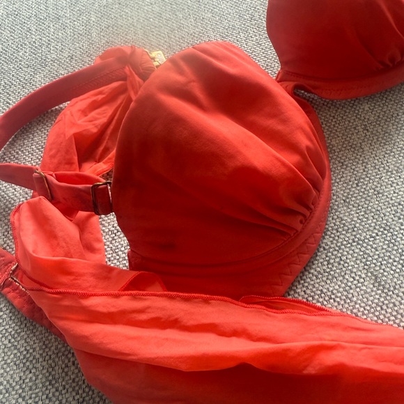 Agent Provocateur “Tonya” Orange Halter One-Piece Swimsuit - Picture 7 of 10